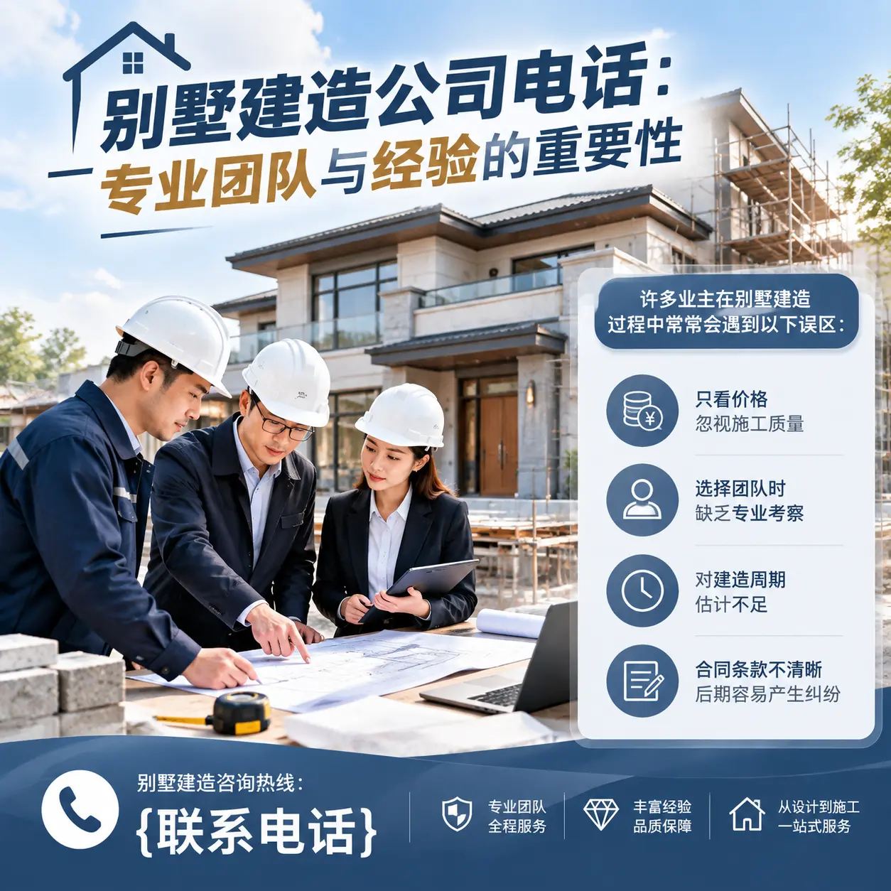 罗甸别墅建造公司电话：专业团队与经验的重要性