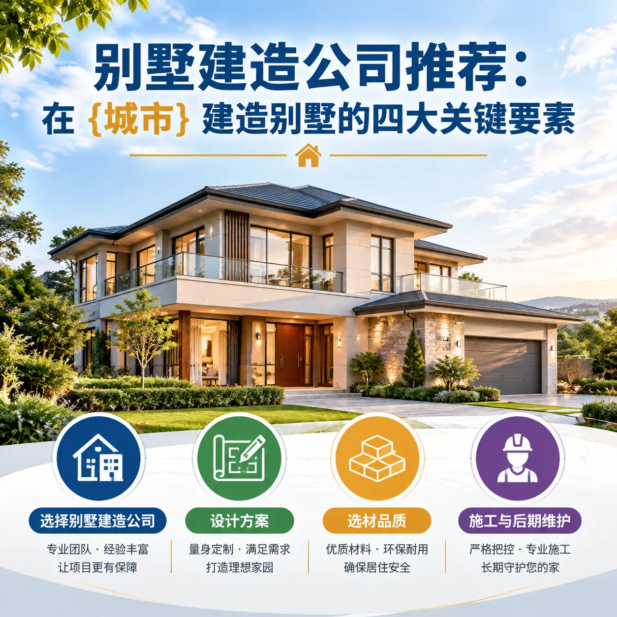 别墅建造公司推荐:在 罗甸 建造别墅的四大关键要素