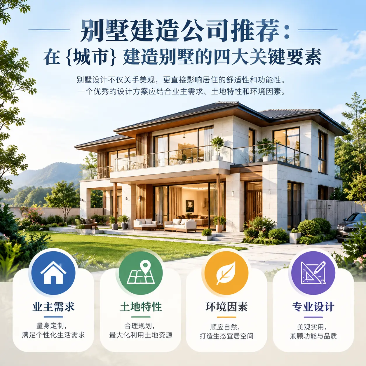 别墅建造公司推荐:在 罗甸 建造别墅的四大关键要素