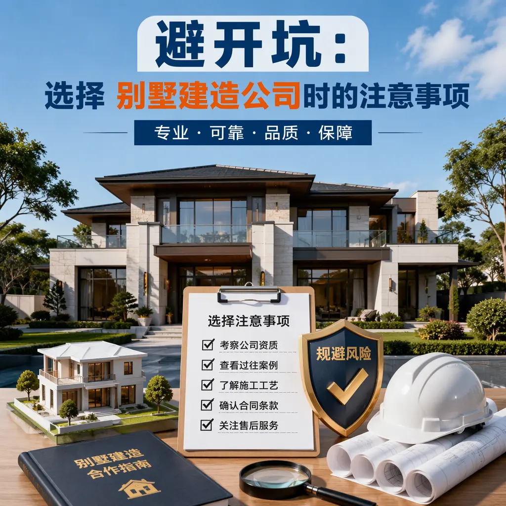 避开坑：选择 罗甸 别墅建造公司时的注意事项