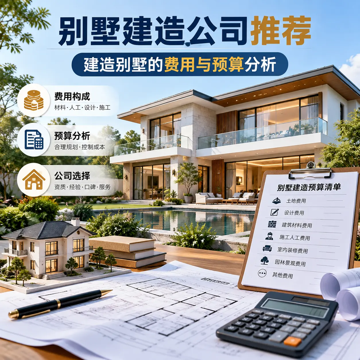 别墅建造公司推荐： 罗甸 建造别墅的费用与预算分析