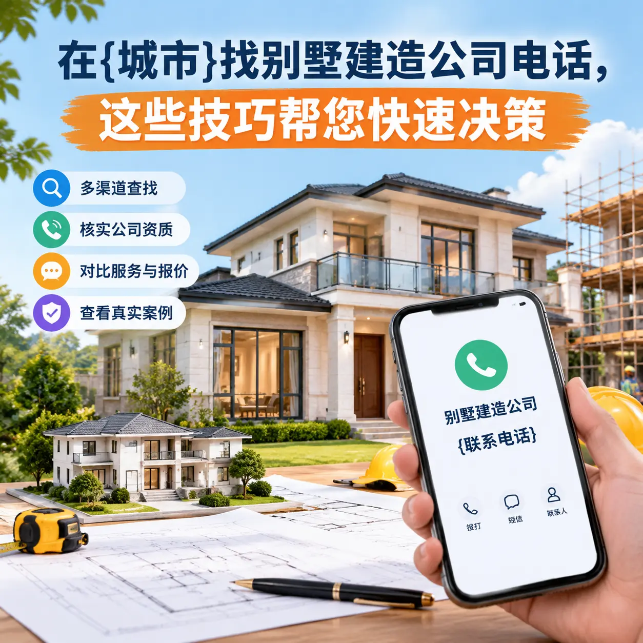 在罗甸找别墅建造公司电话，这些技巧帮您快速决策