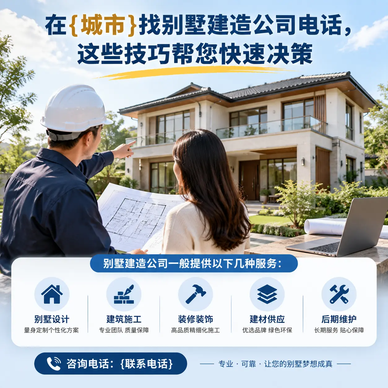 在罗甸找别墅建造公司电话，这些技巧帮您快速决策