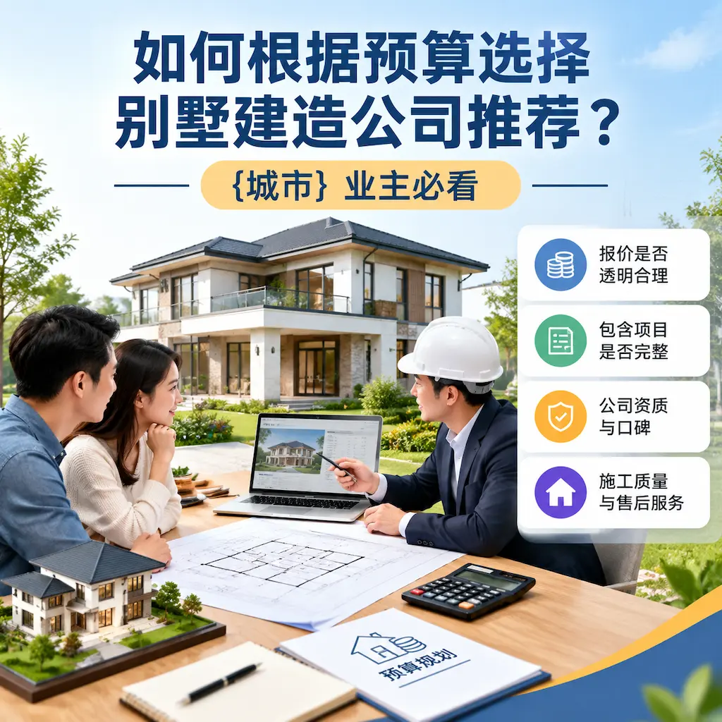 如何根据预算选择别墅建造公司推荐？ 罗甸 业主必看