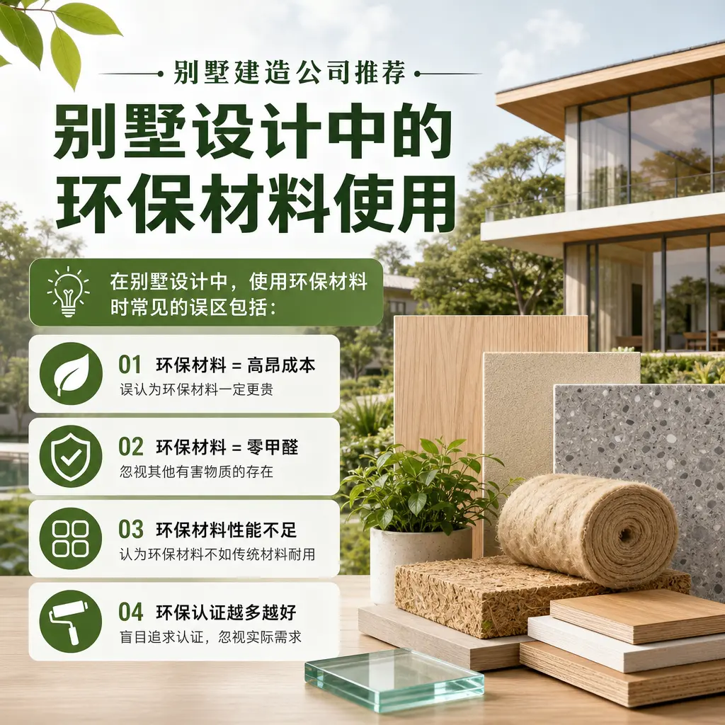 别墅建造公司推荐: 罗甸 别墅设计中的环保材料使用